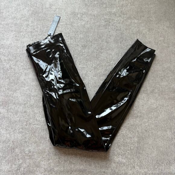 NWT Alice + Olivia Latex Pants - Picture 3 of 8